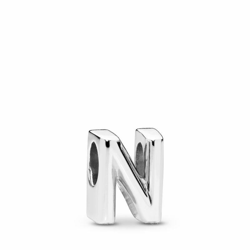 Pandora Letter N Charm Silver Egypt KE7195036